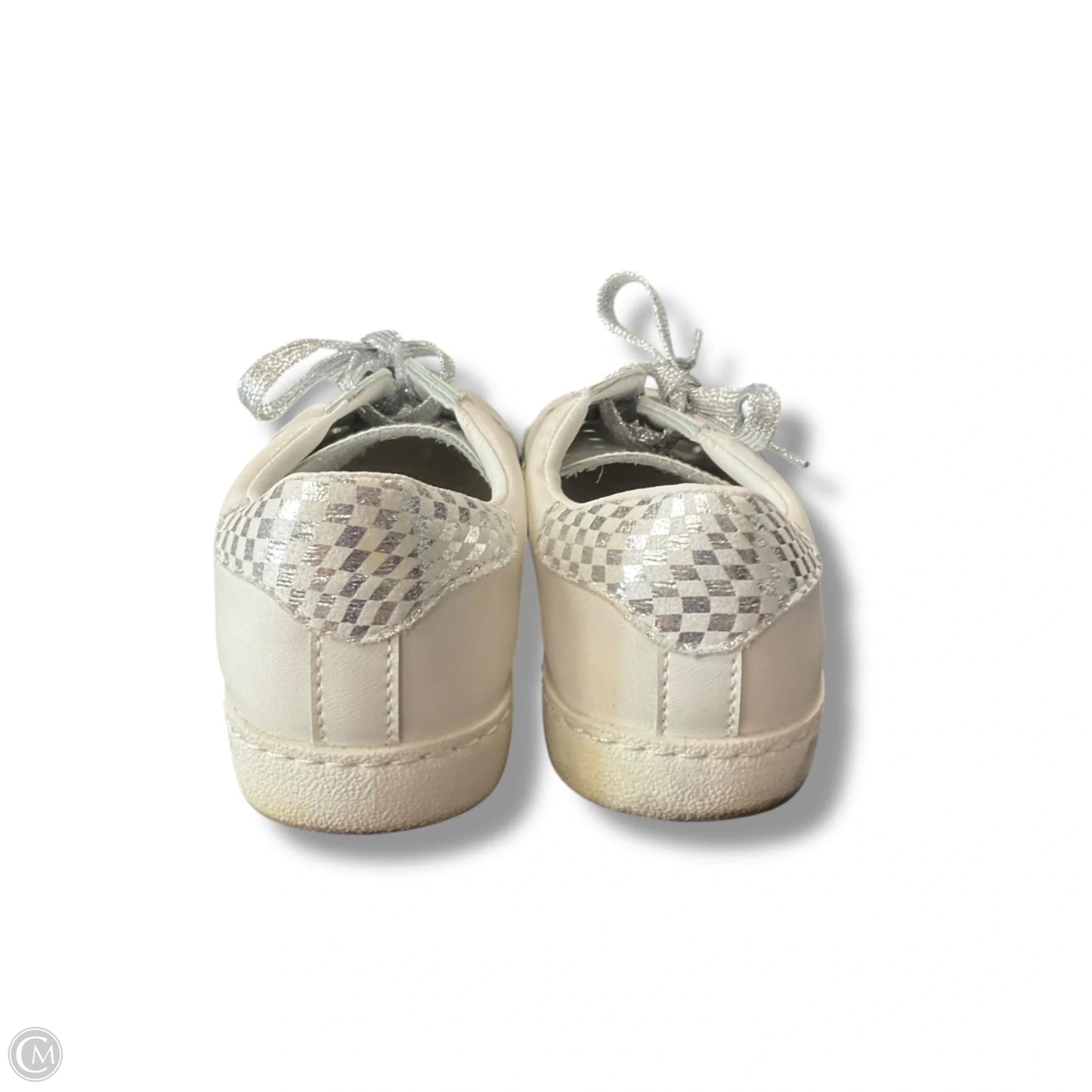 Shoes Sneakers By Vintage Havana In Silver & White, Size: 8
