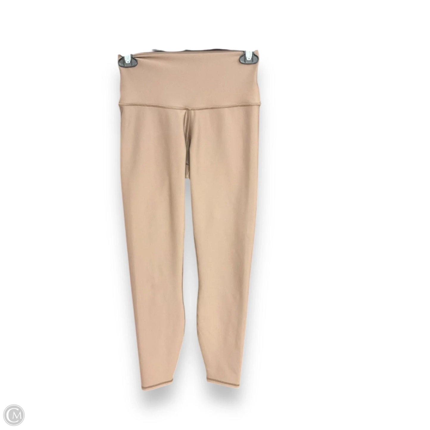 Athletic Leggings By Alo In Taupe, Size: S