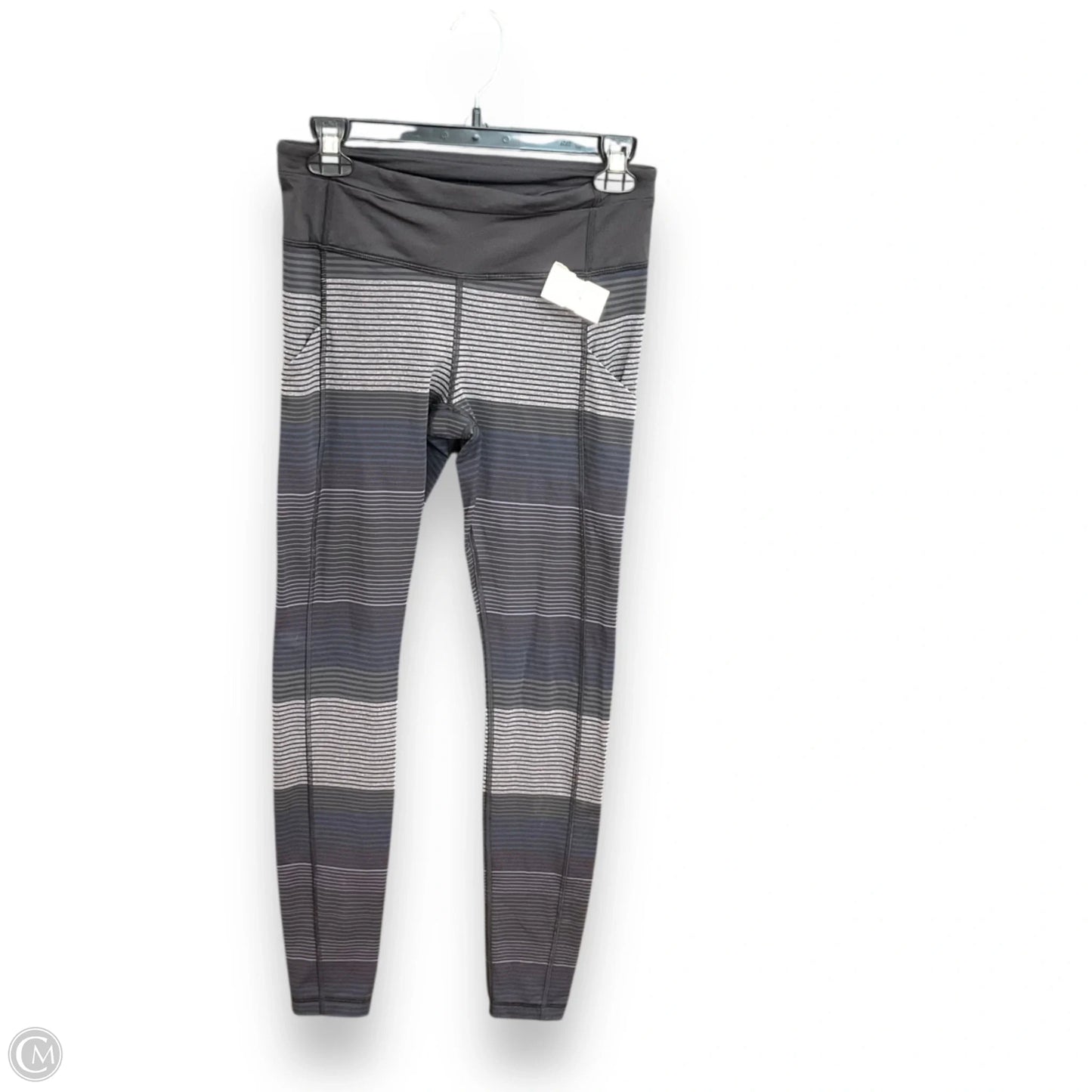 Athletic Leggings By Lululemon In Black & Blue, Size: 6