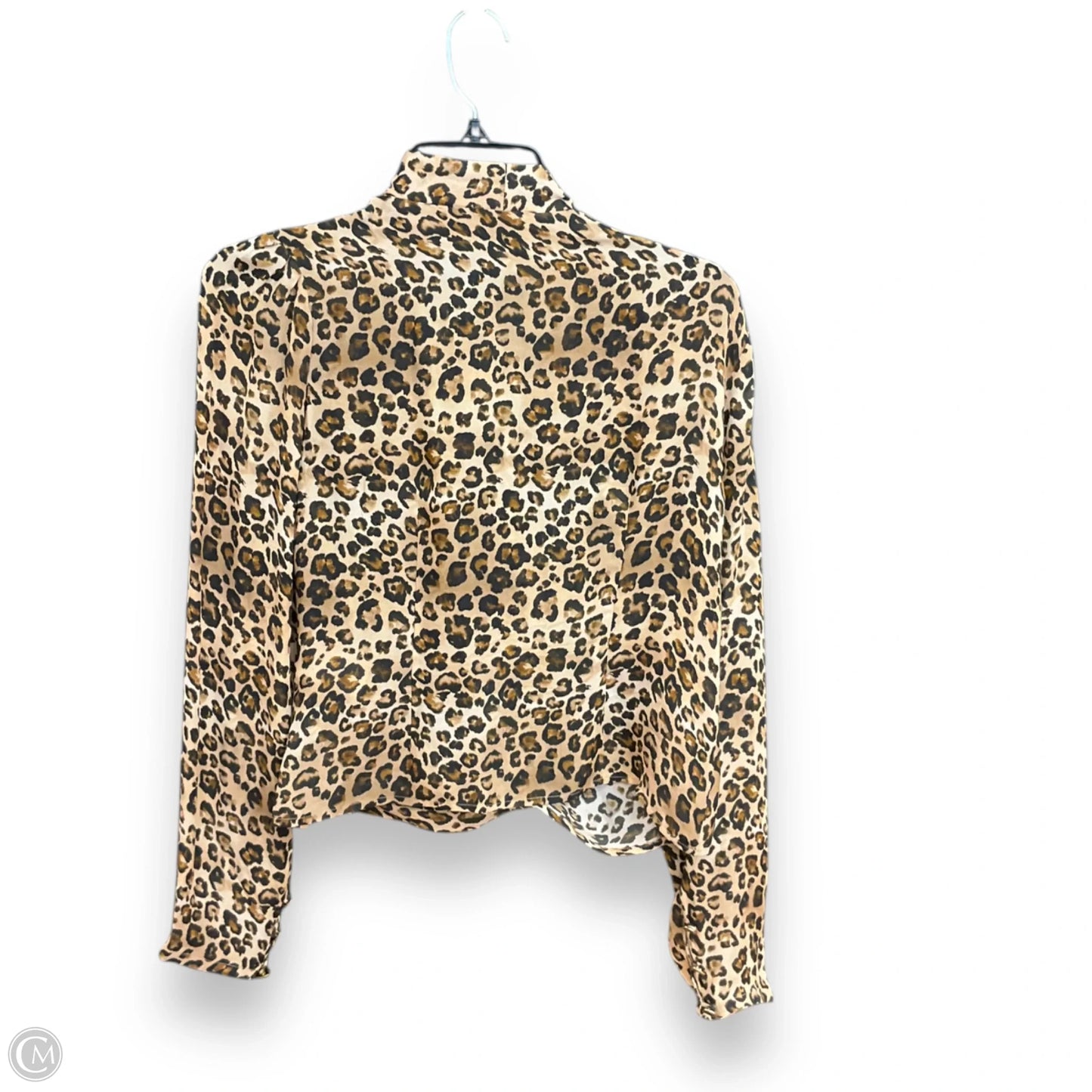 Top Long Sleeve By Nicholas In Animal Print, Size: Xs
