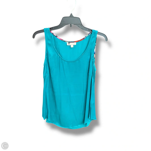Top Sleeveless By Anthropologie In Teal, Size: S