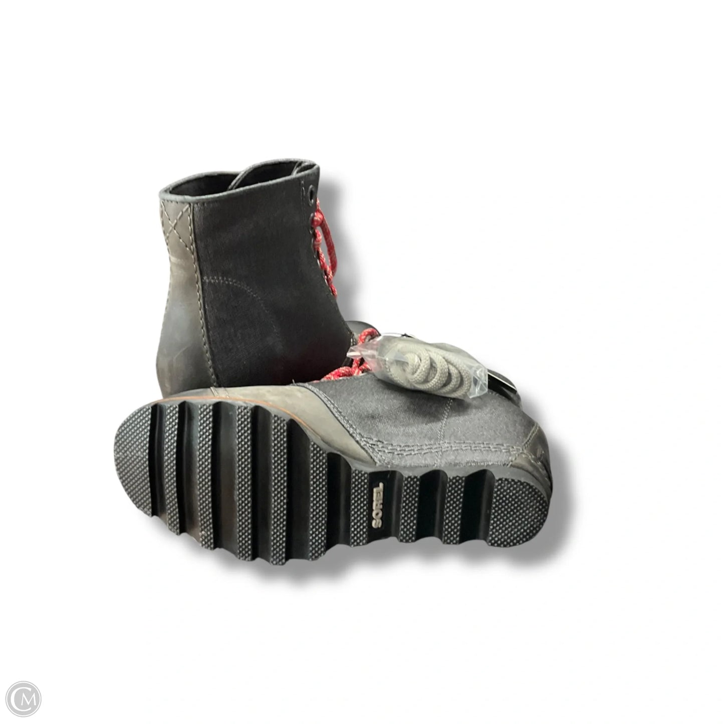 Boots Ankle Heels By Sorel In Grey, Size: 8