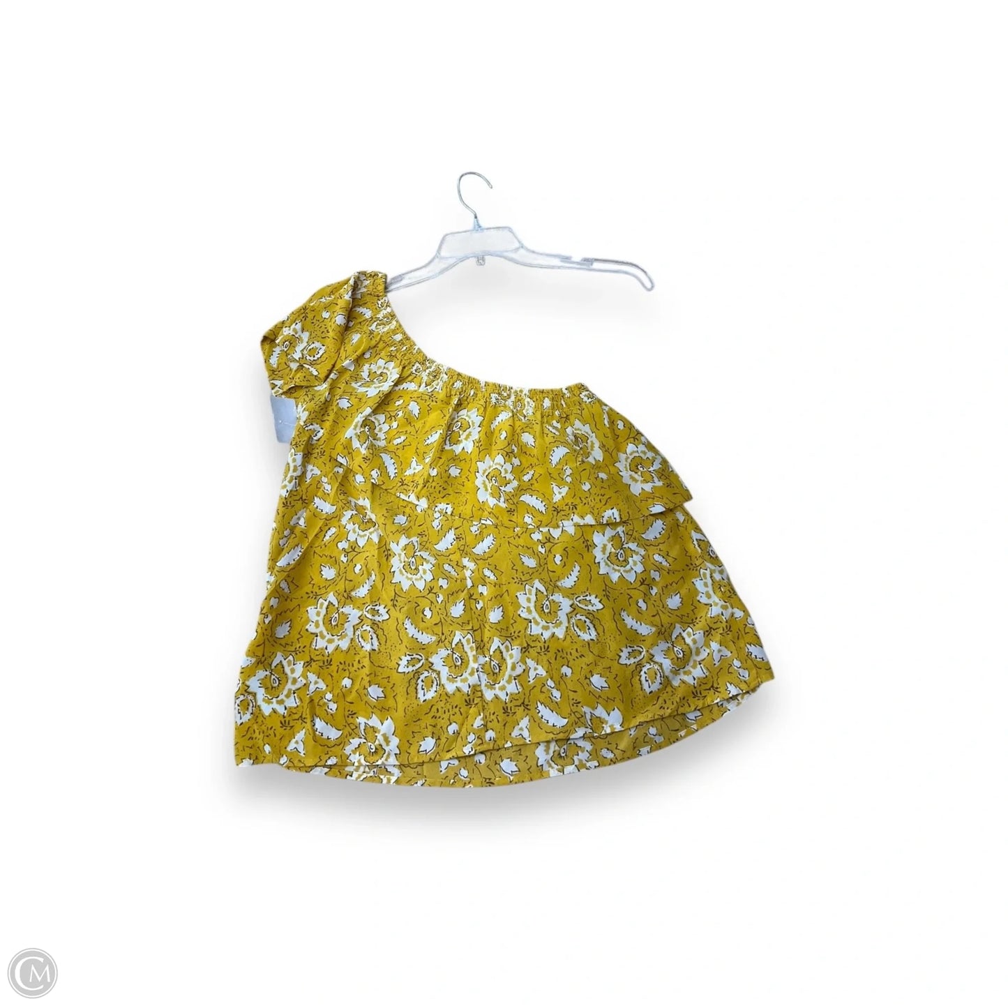 Top Sleeveless By Madewell In Yellow, Size: Xs