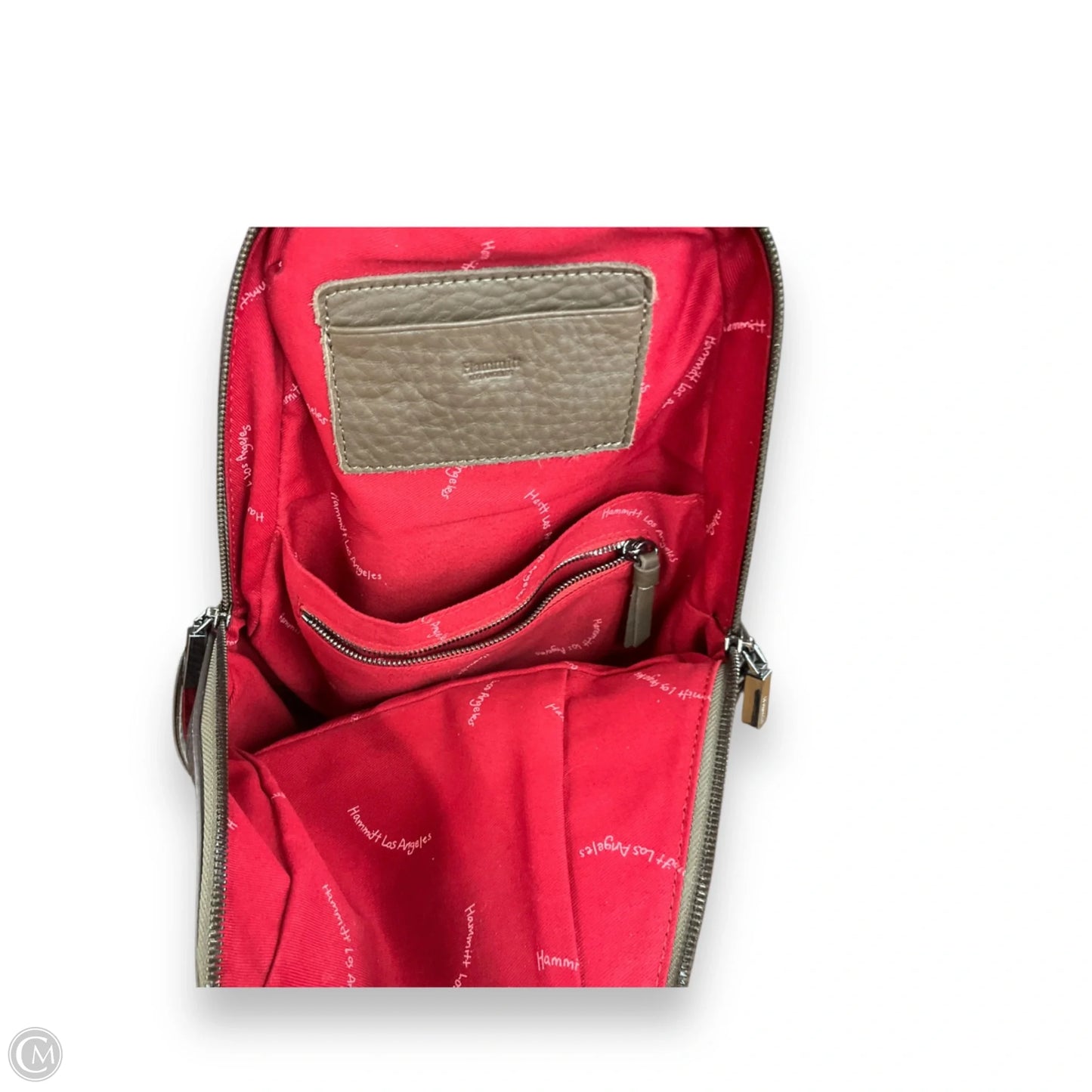 Backpack Leather By Hammitt, Size: Medium
