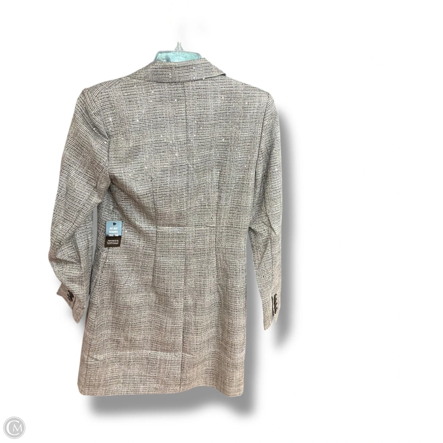 Blazer By Express In Grey & Silver, Size: S