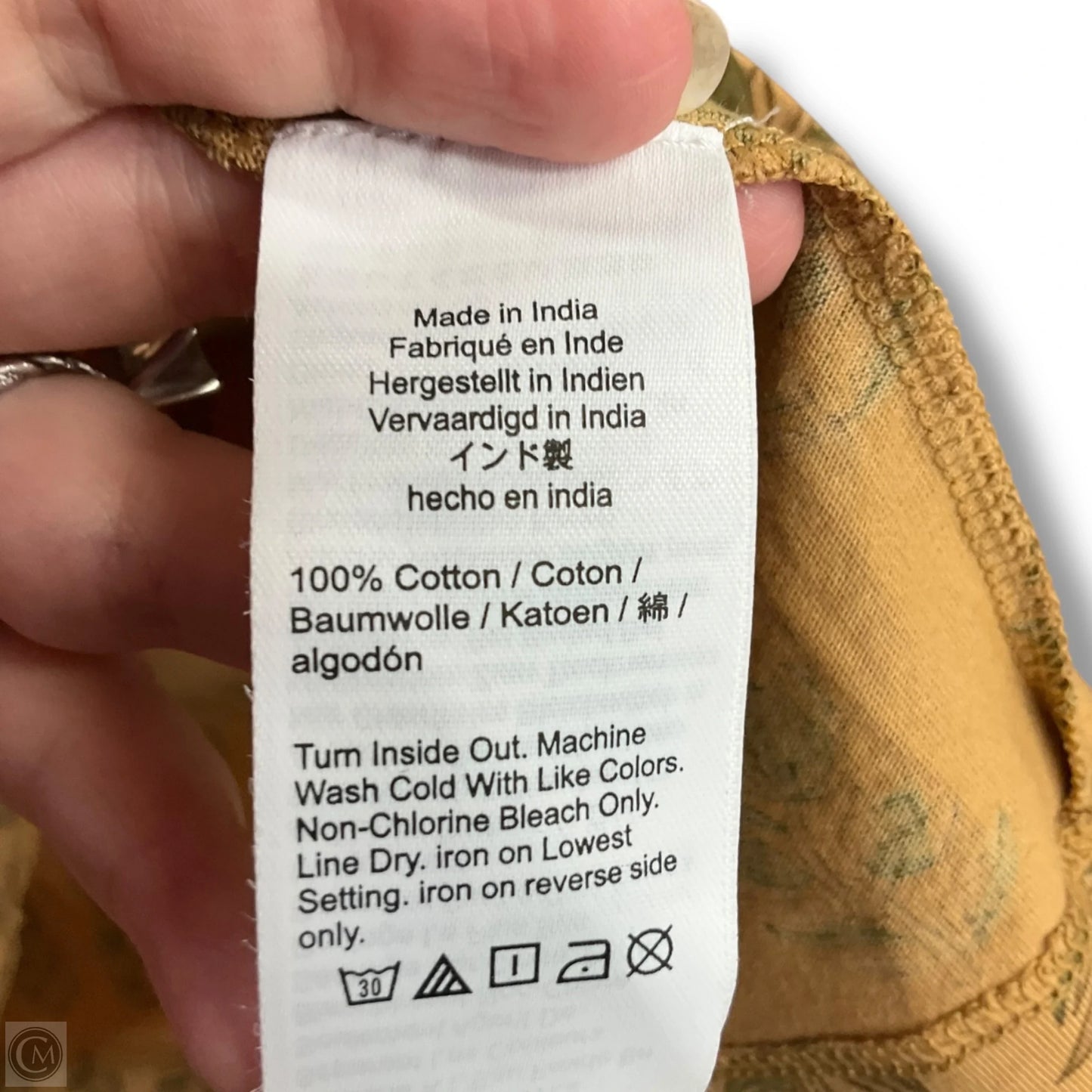 Top Short Sleeve By J. Crew In Yellow, Size: M
