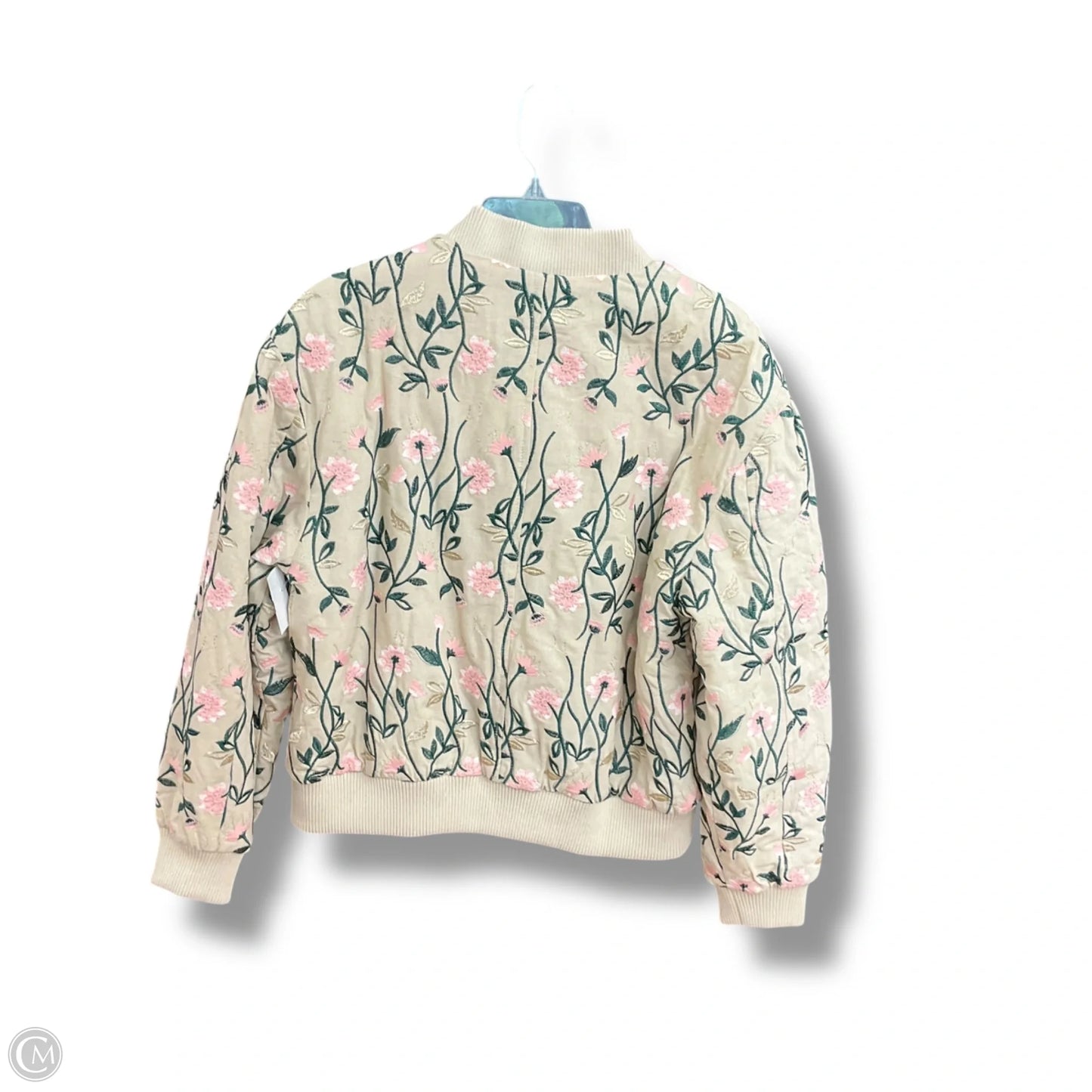 Jacket Puffer & Quilted By Avec Les Filles In Floral Print, Size: M