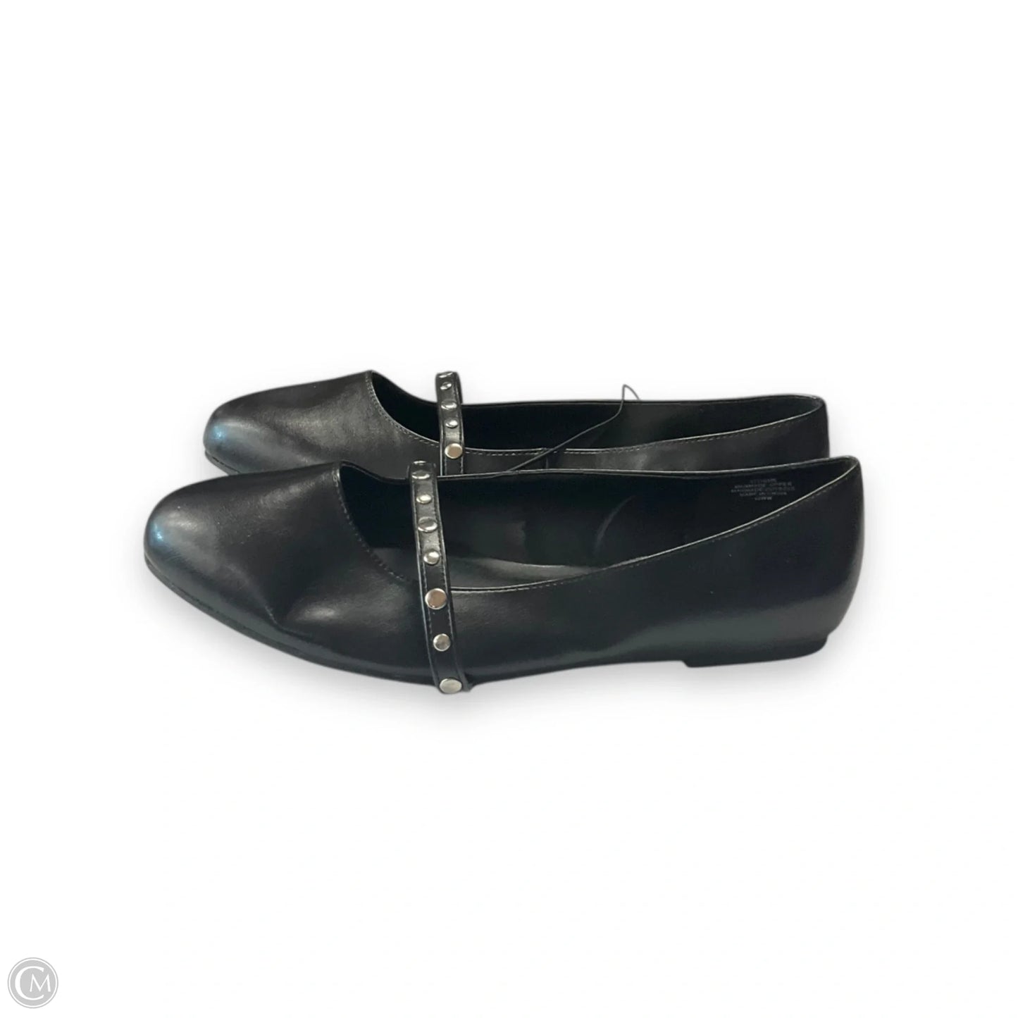 Shoes Flats By Torrid In Black & Silver, Size: 12
