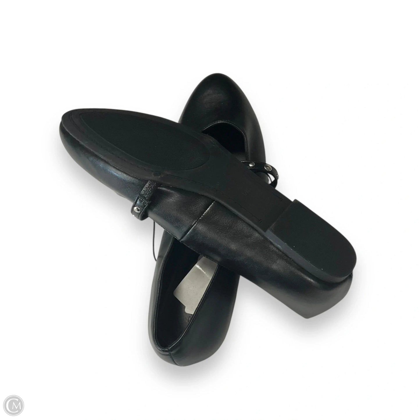 Shoes Flats By Torrid In Black & Silver, Size: 12