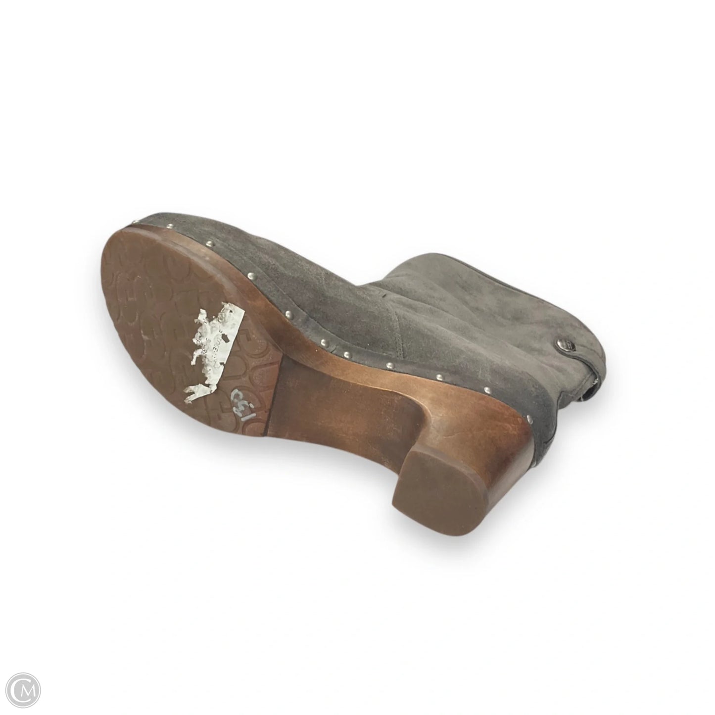 Boots Designer By Ugg In Grey, Size: 8