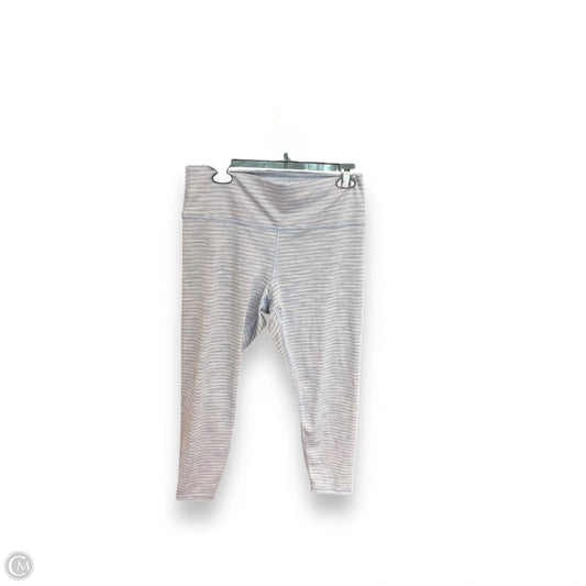 Athletic Leggings By Athleta In Blue, Size: Xl