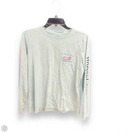 Top Long Sleeve By Vineyard Vines In Blue, Size: S