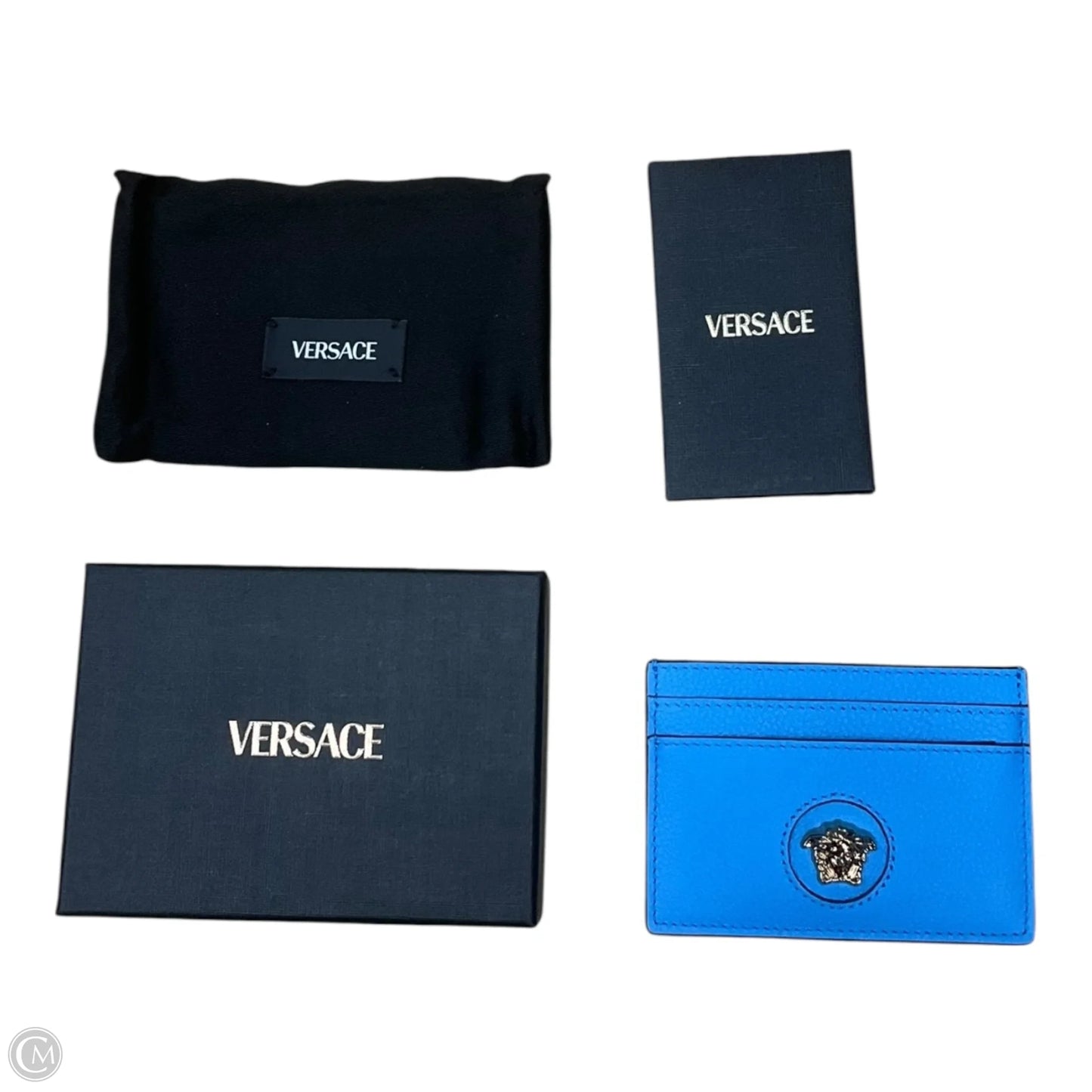 Id/card Holder Luxury Designer By Versace, Size: Small