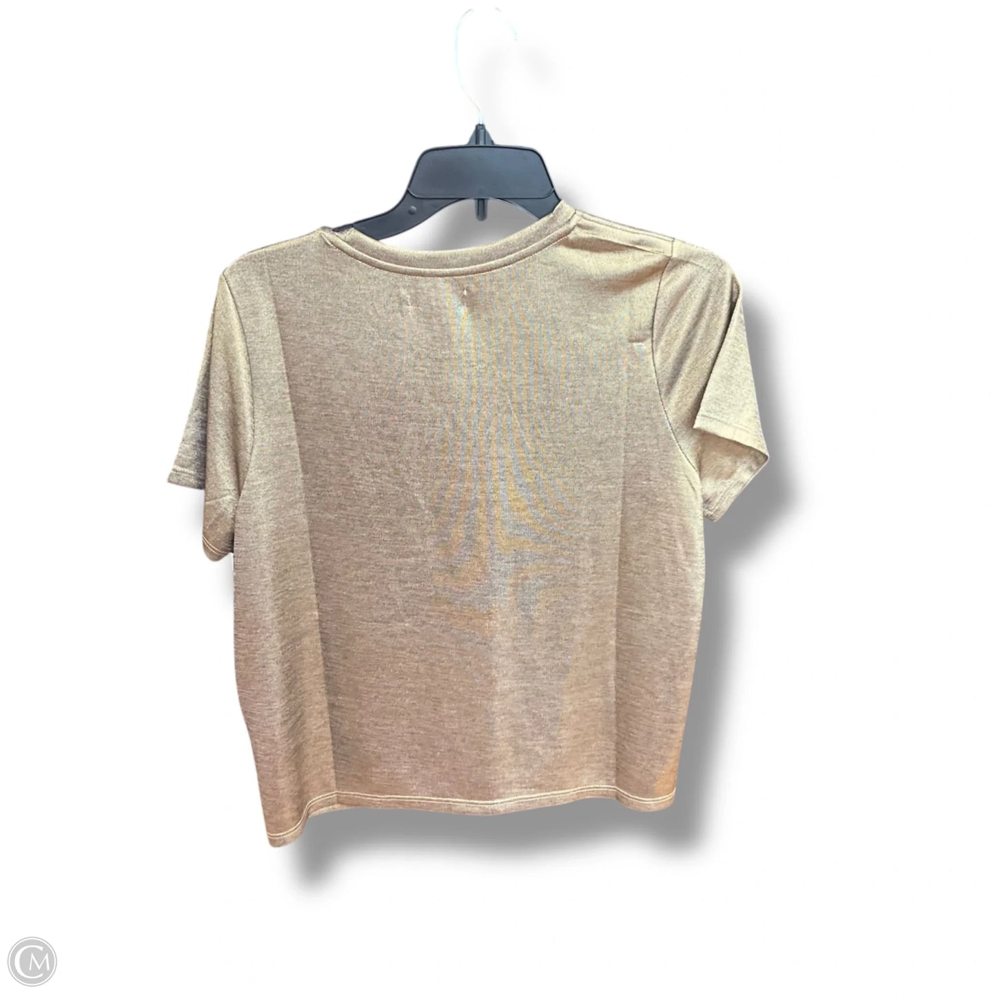 Top Short Sleeve By Porridge In Gold, Size: M