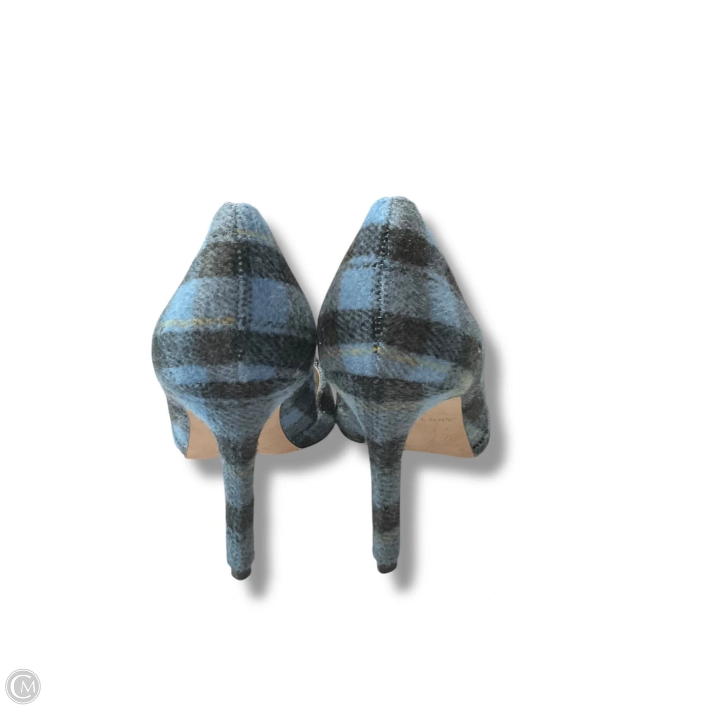 Shoes Heels Stiletto By Ann Taylor In Plaid Pattern, Size: 7.5