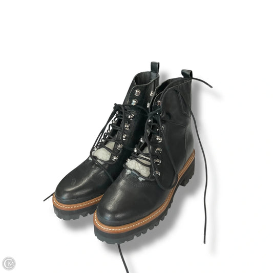 Boots Ankle Flats By Marc Fisher In Black, Size: 6