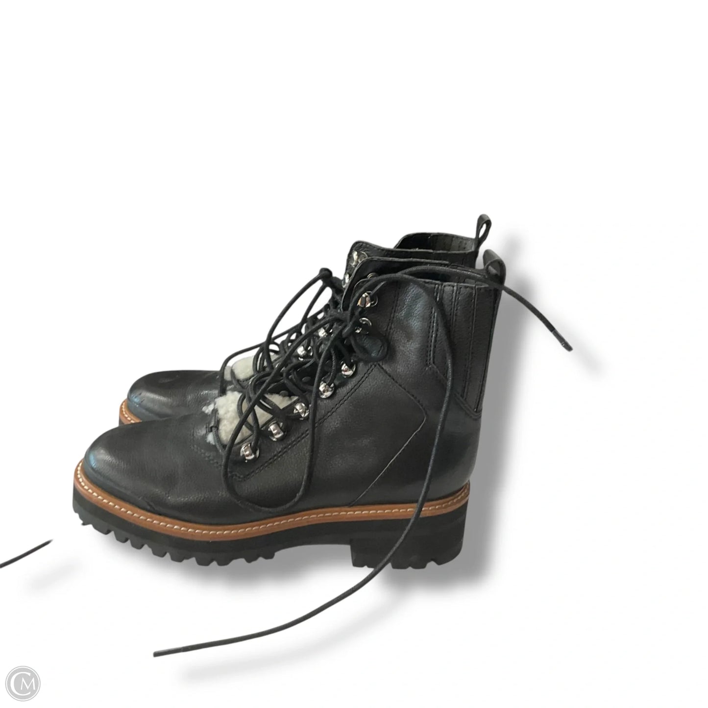 Boots Ankle Flats By Marc Fisher In Black, Size: 6