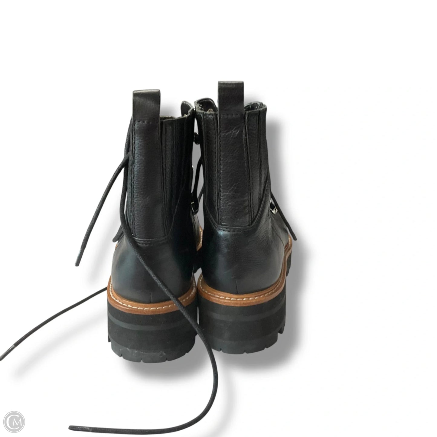 Boots Ankle Flats By Marc Fisher In Black, Size: 6