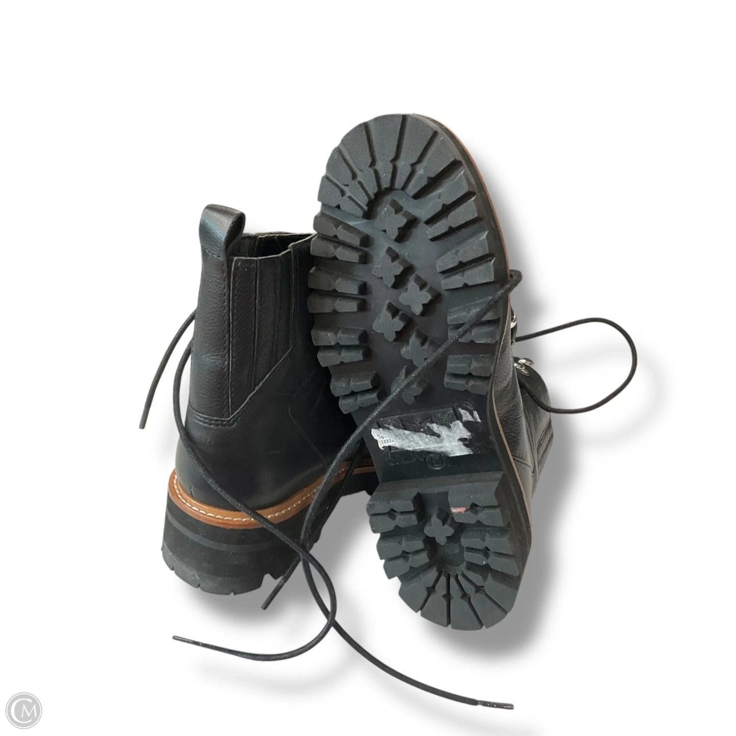 Boots Ankle Flats By Marc Fisher In Black, Size: 6