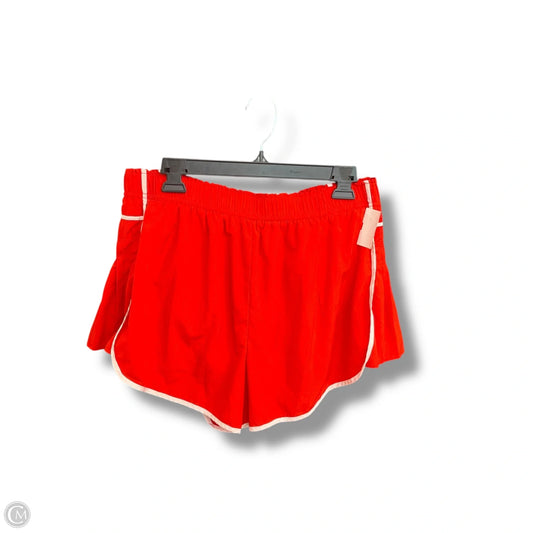 Athletic Shorts By Free People In Red & White, Size: Xl