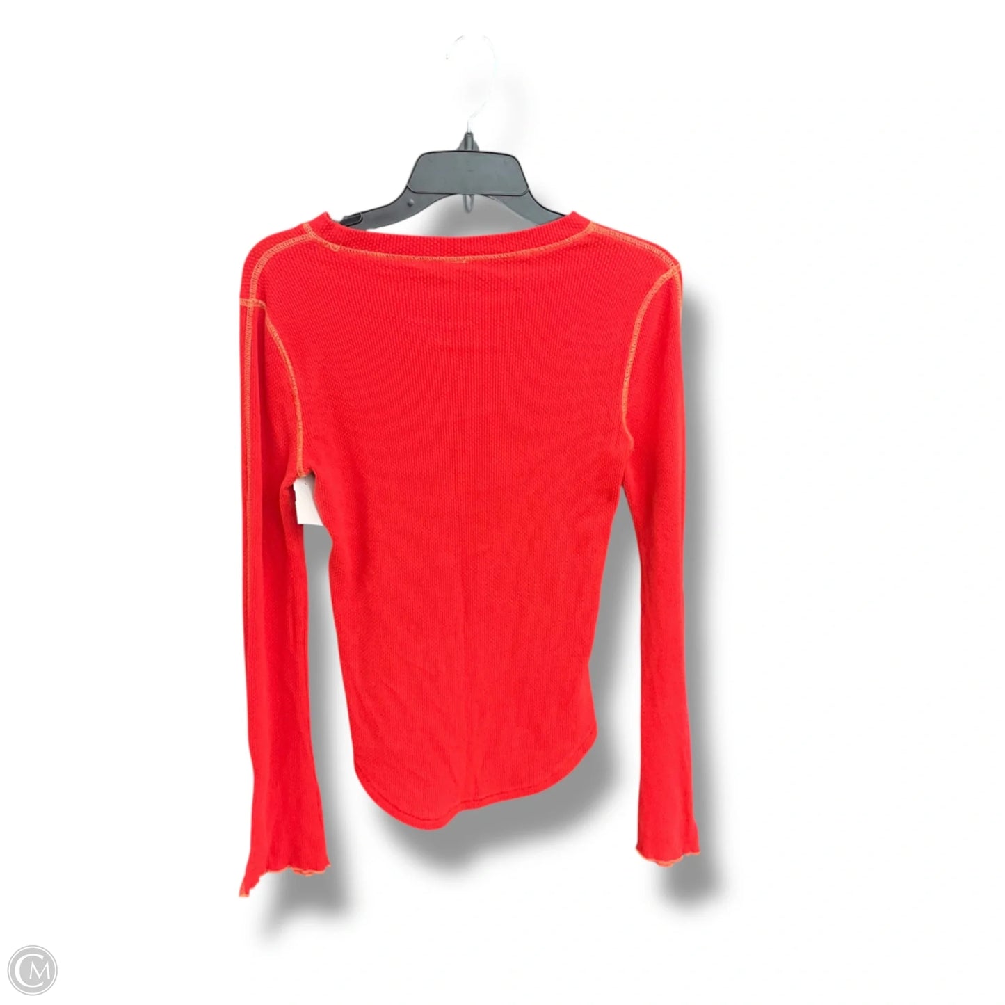 Top Long Sleeve By Free People In Orange, Size: M