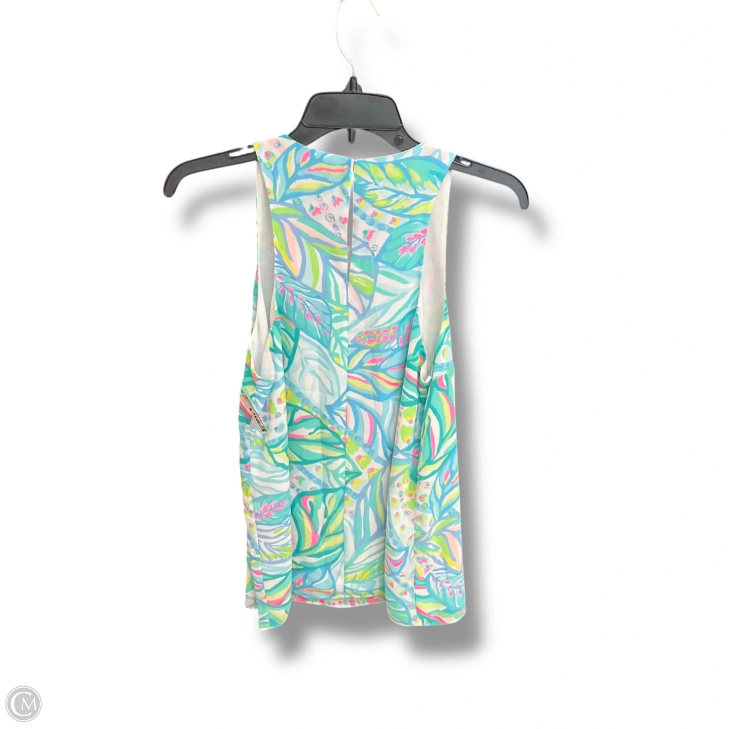 Top Sleeveless Designer By Lilly Pulitzer In Blue & Pink, Size: S