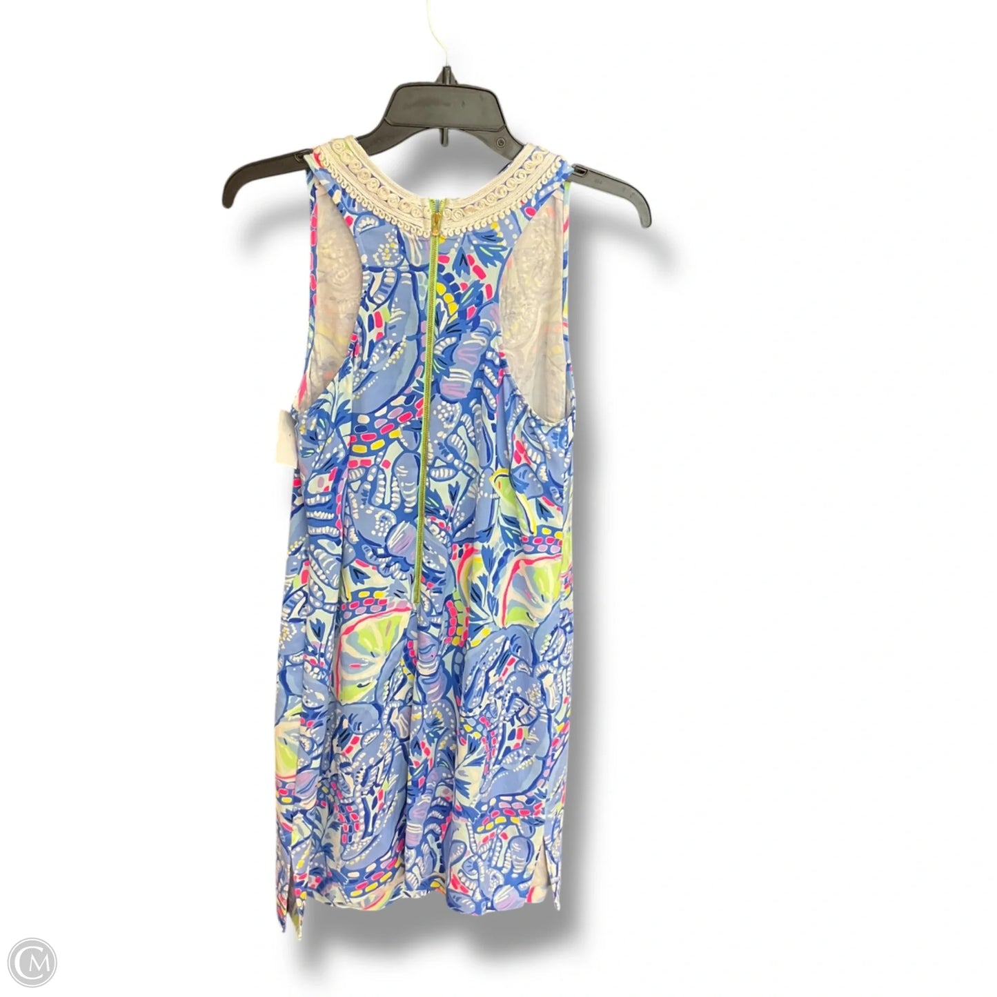 Dress Designer By Lilly Pulitzer In Blue & White, Size: S