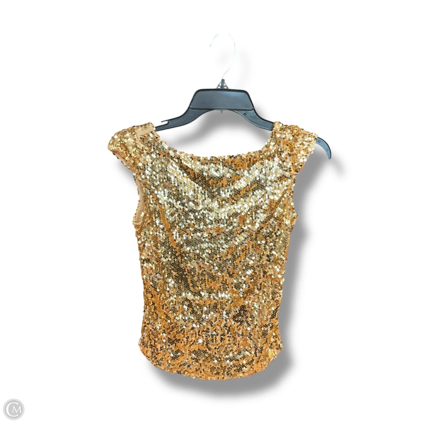 Top Sleeveless By Free People In Gold, Size: Xs