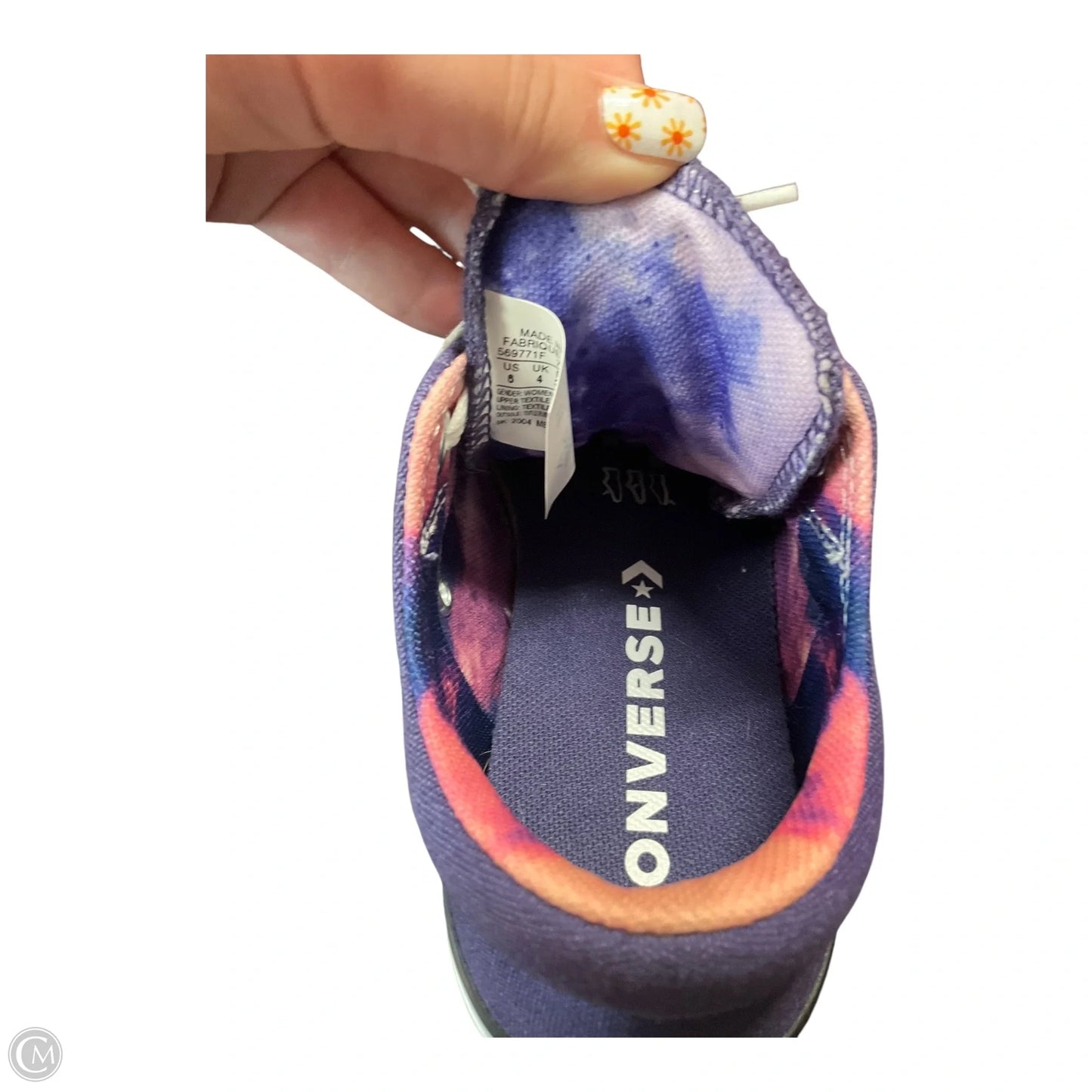 Shoes Sneakers By Converse In Purple, Size: 6