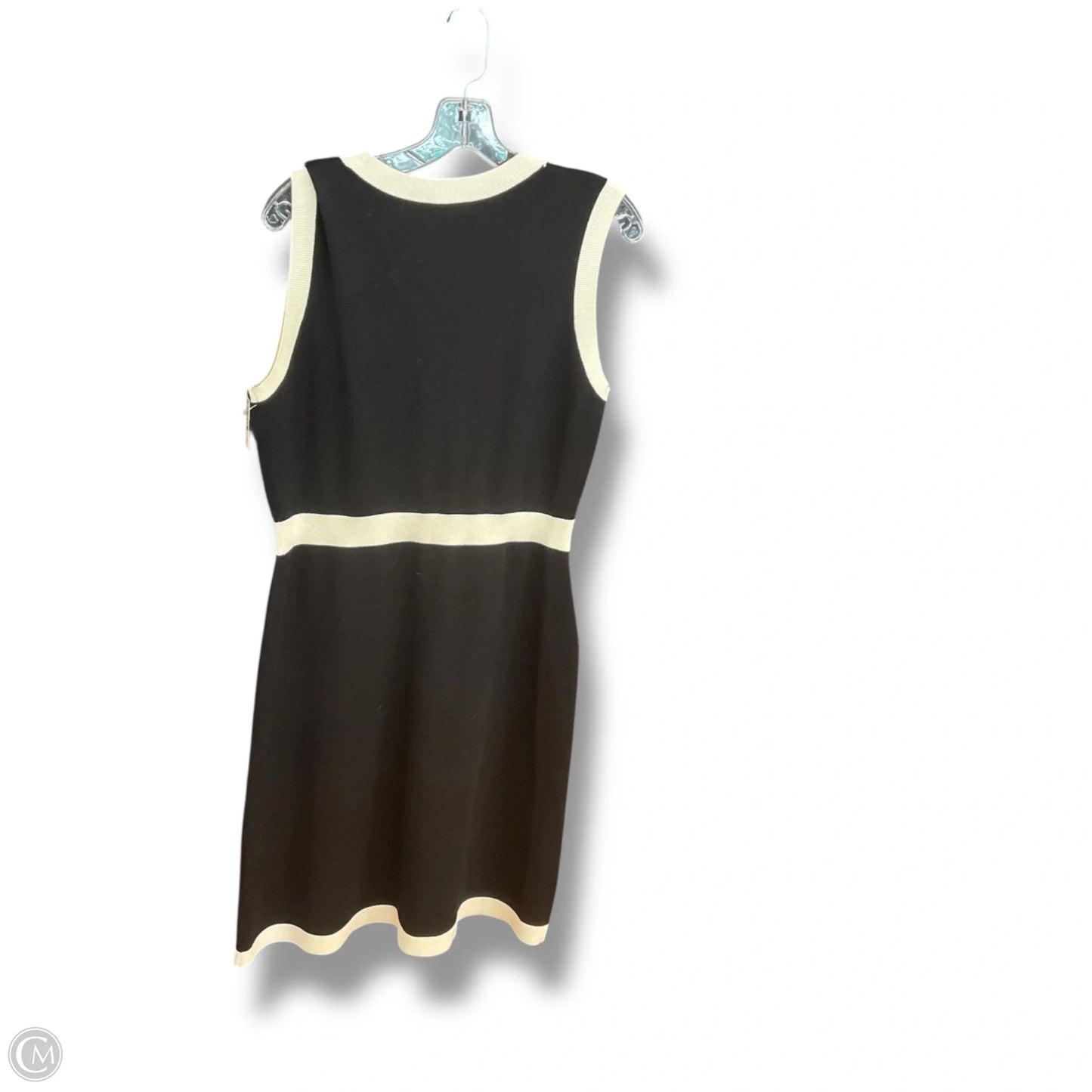 Dress Work By Talbots In Black & Cream, Size: M