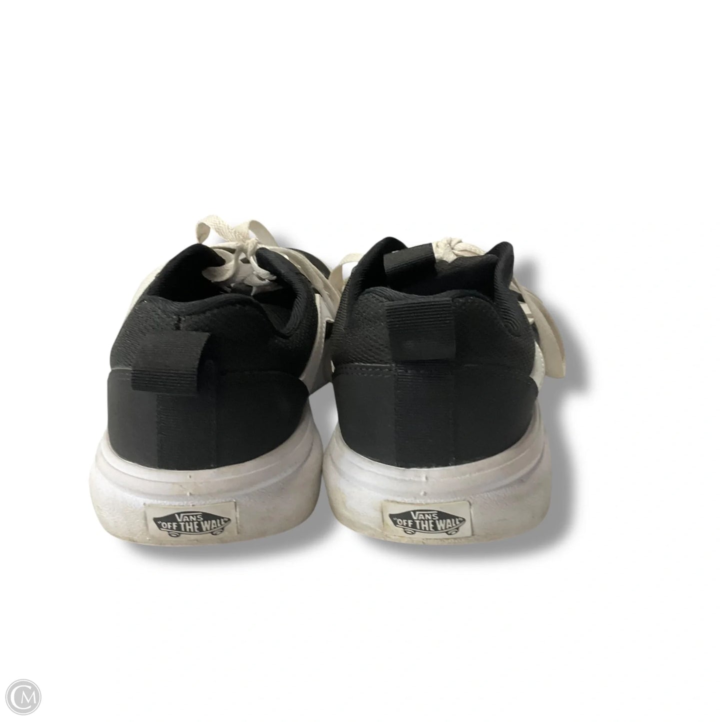 Shoes Sneakers By Vans In Black & White, Size: 8