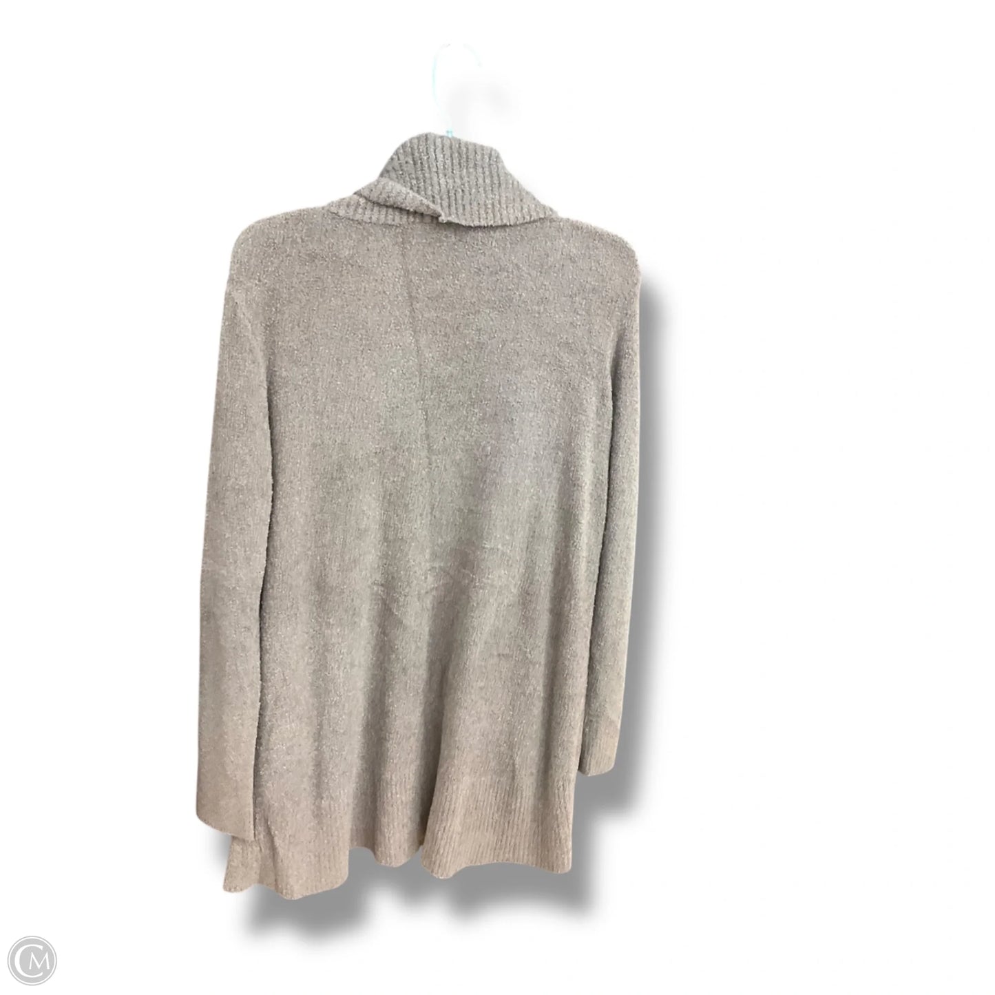 Sweater Cardigan By Barefoot Dreams In Taupe, Size: L