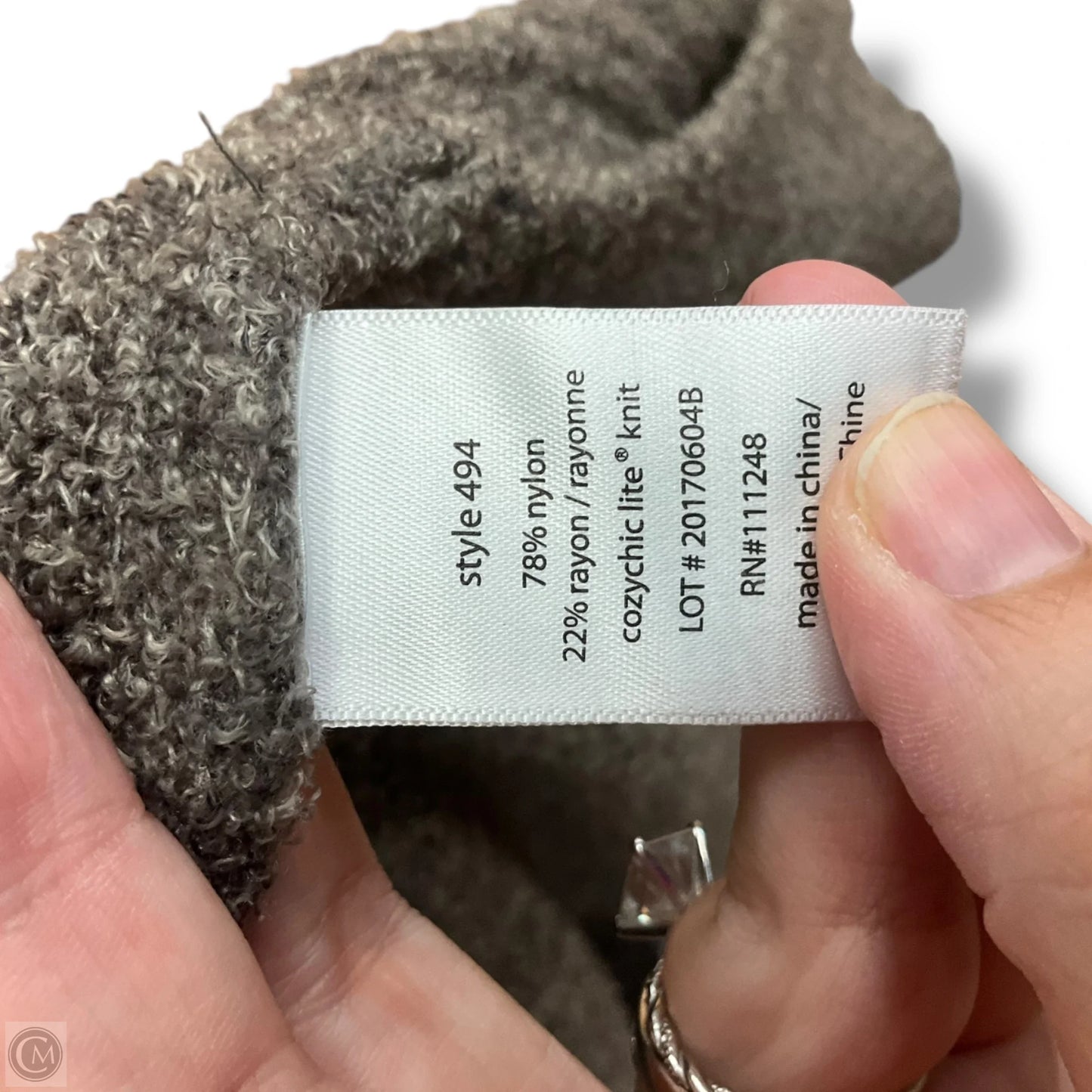 Sweater Cardigan By Barefoot Dreams In Taupe, Size: 1x