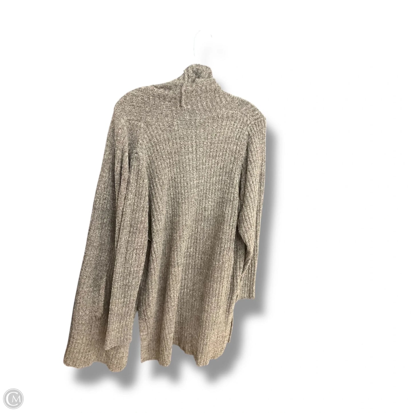 Sweater Cardigan By Barefoot Dreams In Taupe, Size: 1x