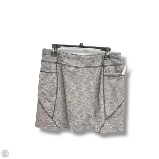 Athletic Skort By Athleta In Grey, Size: L