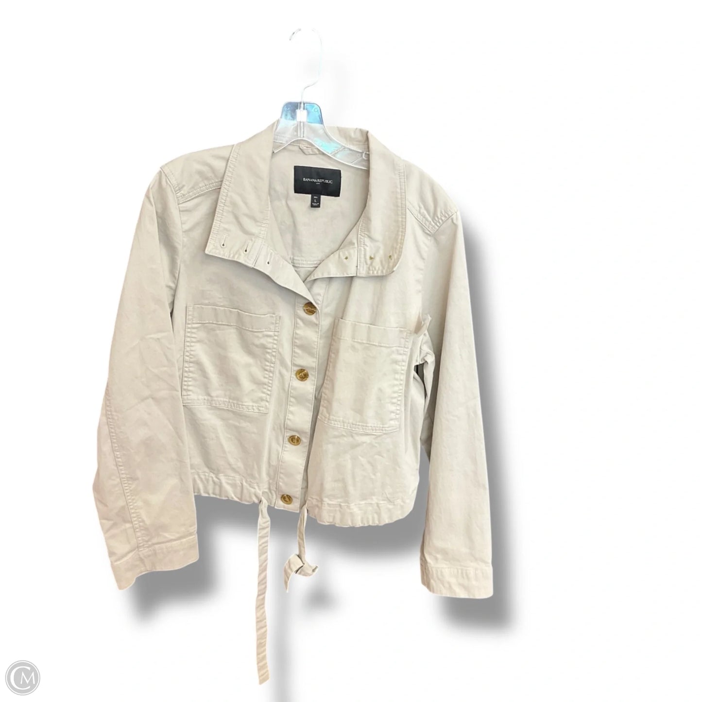 Jacket Other By Banana Republic In Beige, Size: L