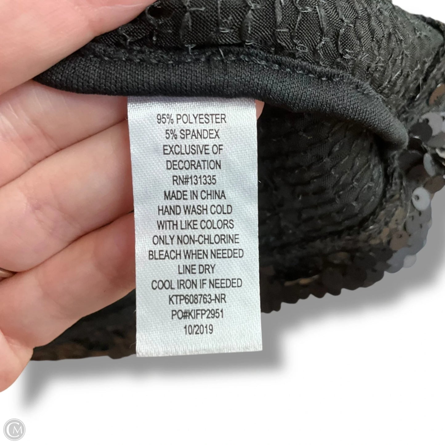 Top Short Sleeve By Socialite In Black, Size: S