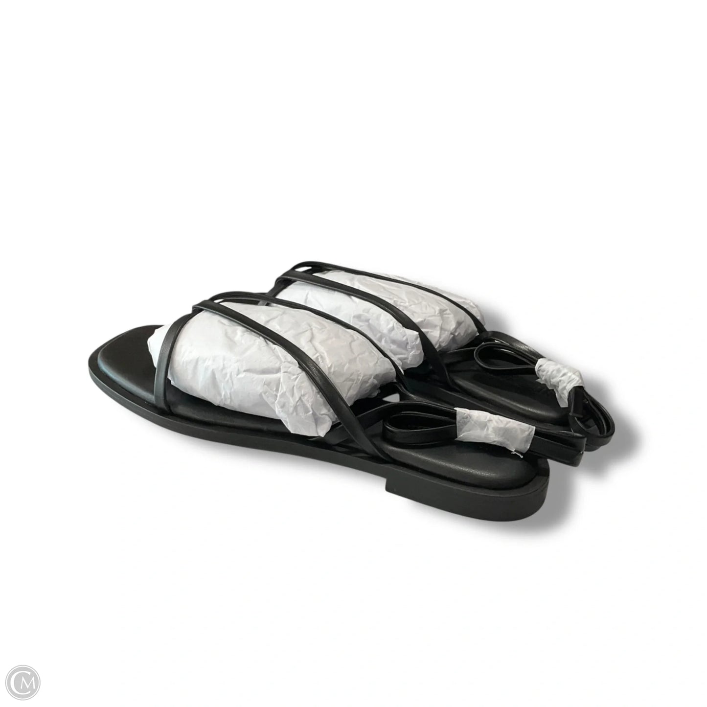 Sandals Flats By Steve Madden In Black, Size: 9.5