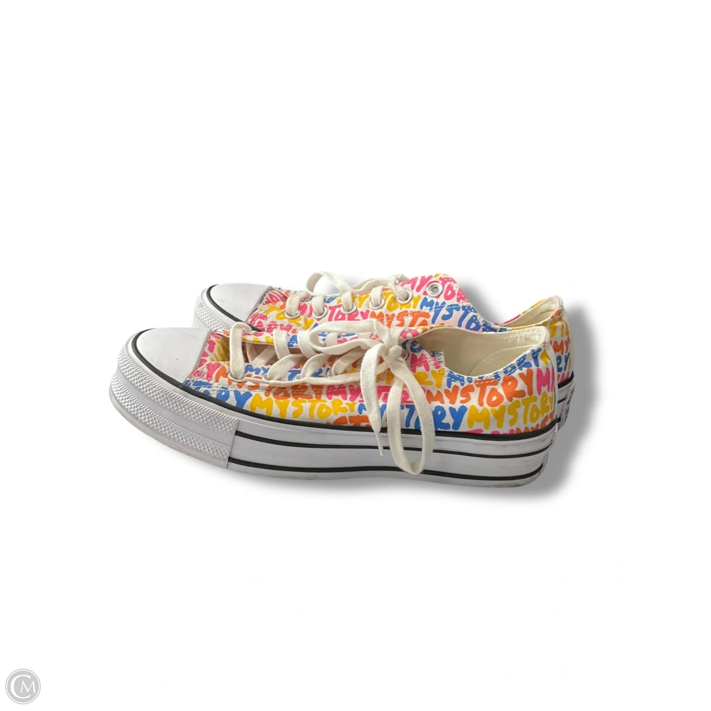 Shoes Sneakers Platform By Converse In Multi-colored, Size: 9