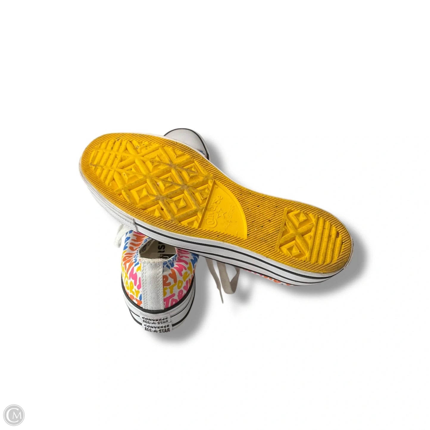 Shoes Sneakers Platform By Converse In Multi-colored, Size: 9