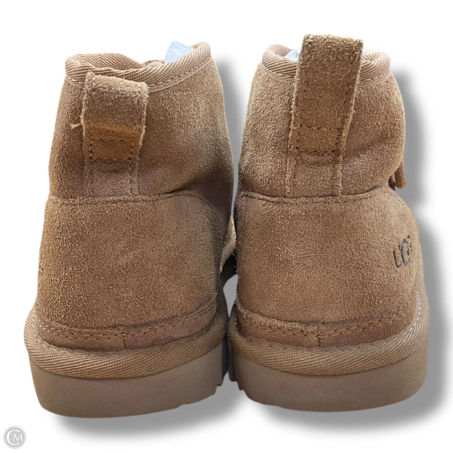 Boots Designer By Ugg In Brown, Size: 6