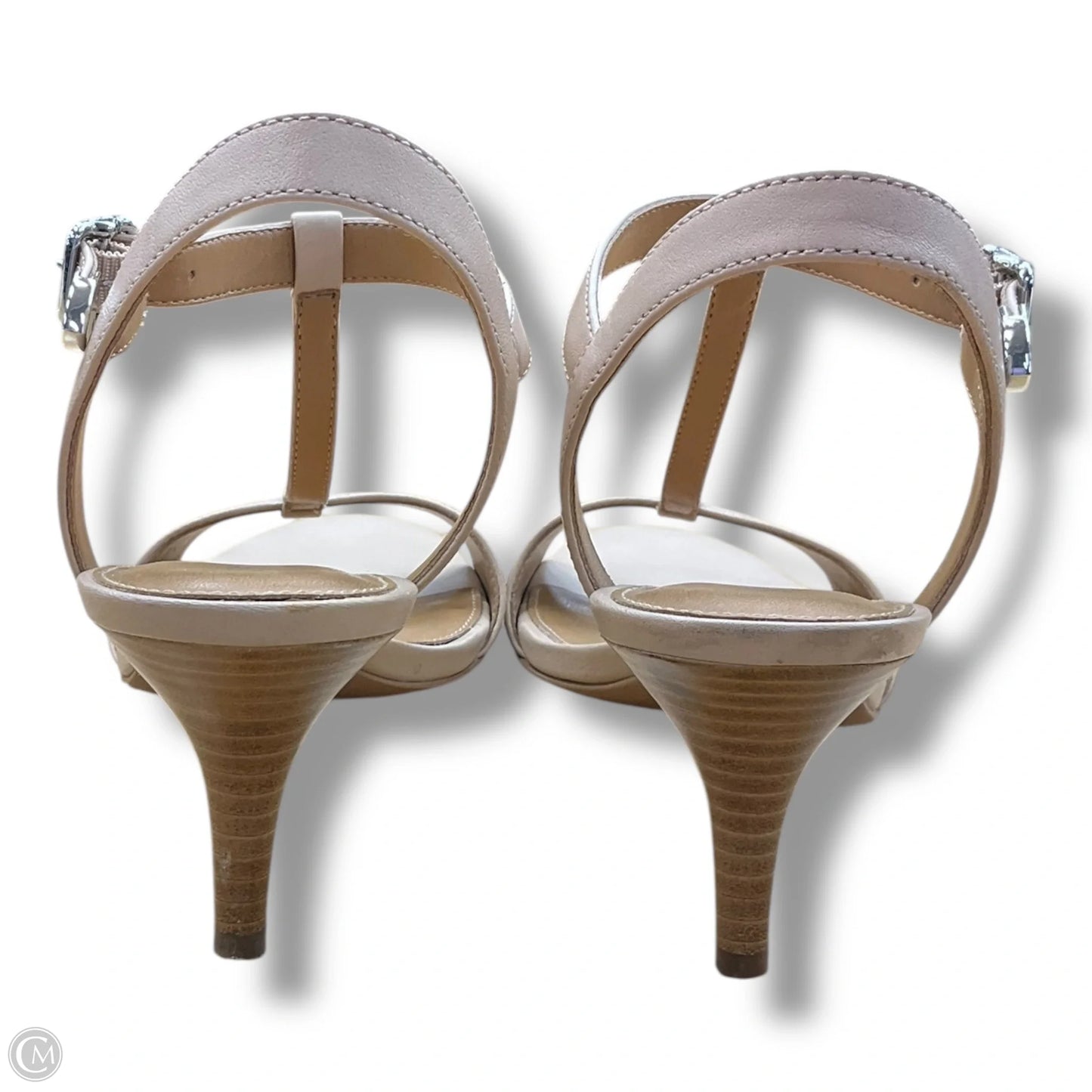 Sandals Designer By Coach In Tan, Size: 7.5