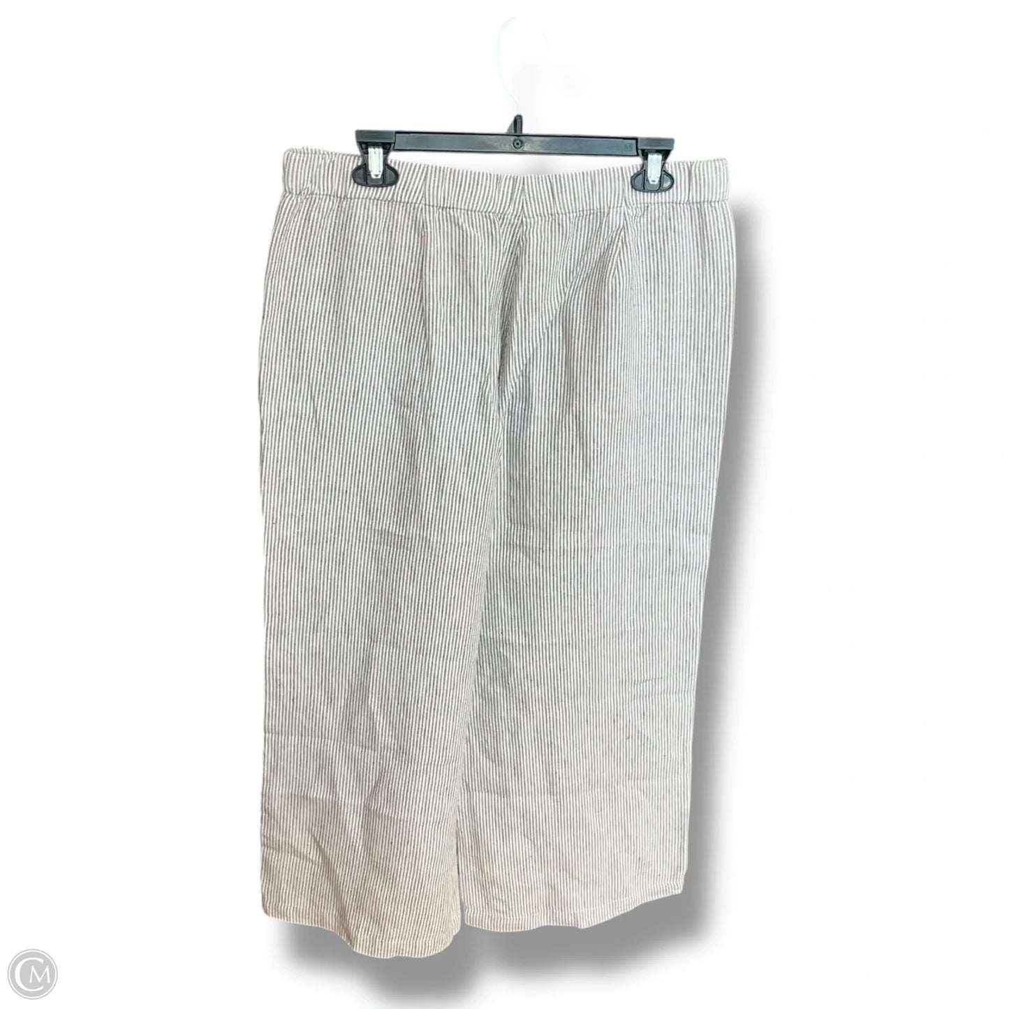 Pants Linen By J. Jill In Striped Pattern, Size: 10