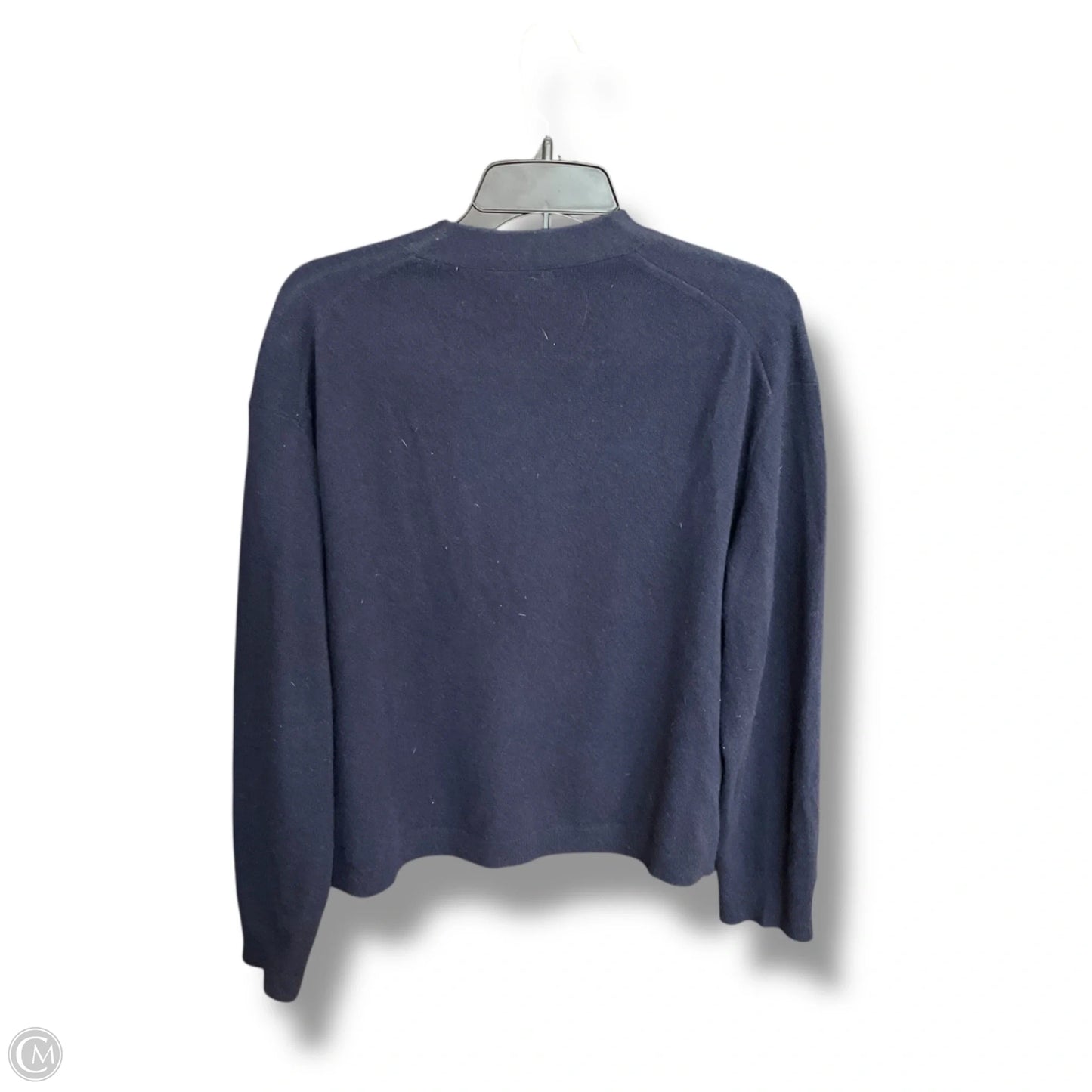 Sweater Cardigan Cashmere By J. Crew In Navy, Size: L