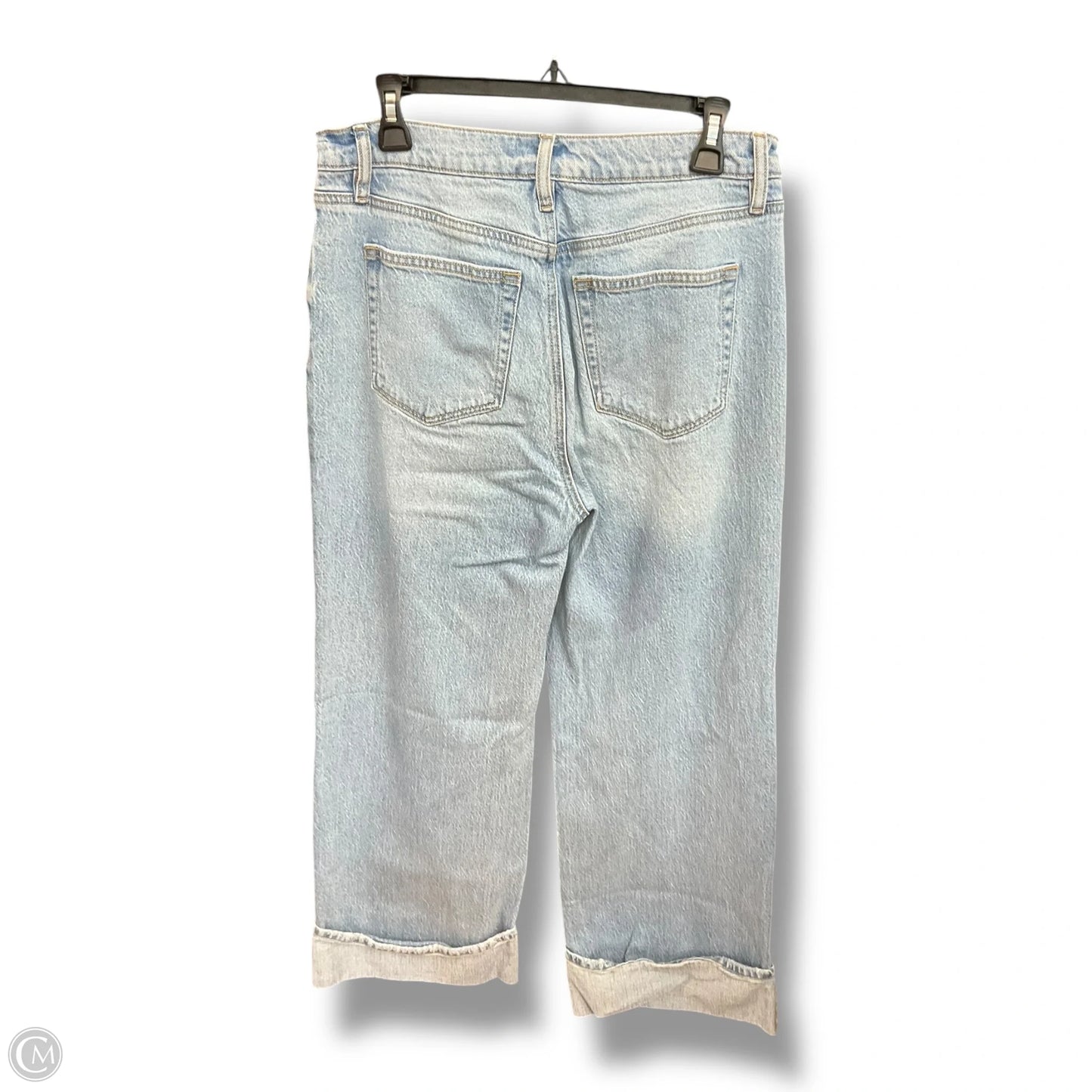 Jeans Wide Leg By Loft In Blue Denim, Size: 6