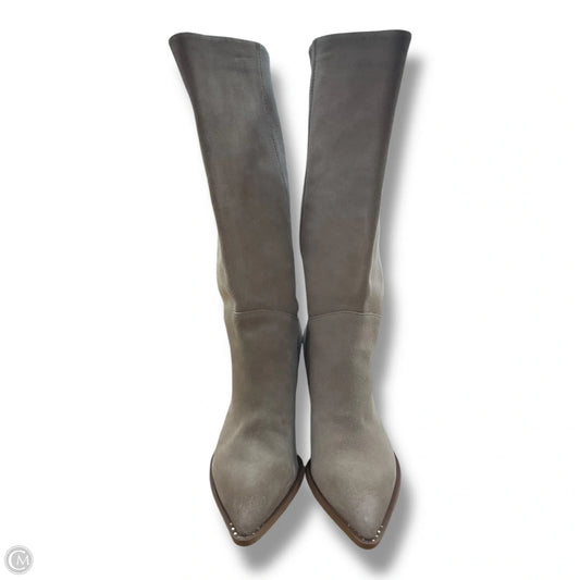 Boots Mid-calf Heels By Sam Edelman In Tan, Size: 6.5