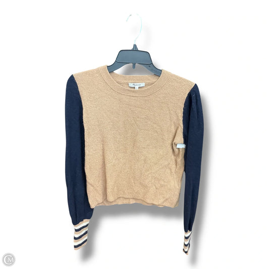 Sweater By Madewell In Blue & Brown, Size: M