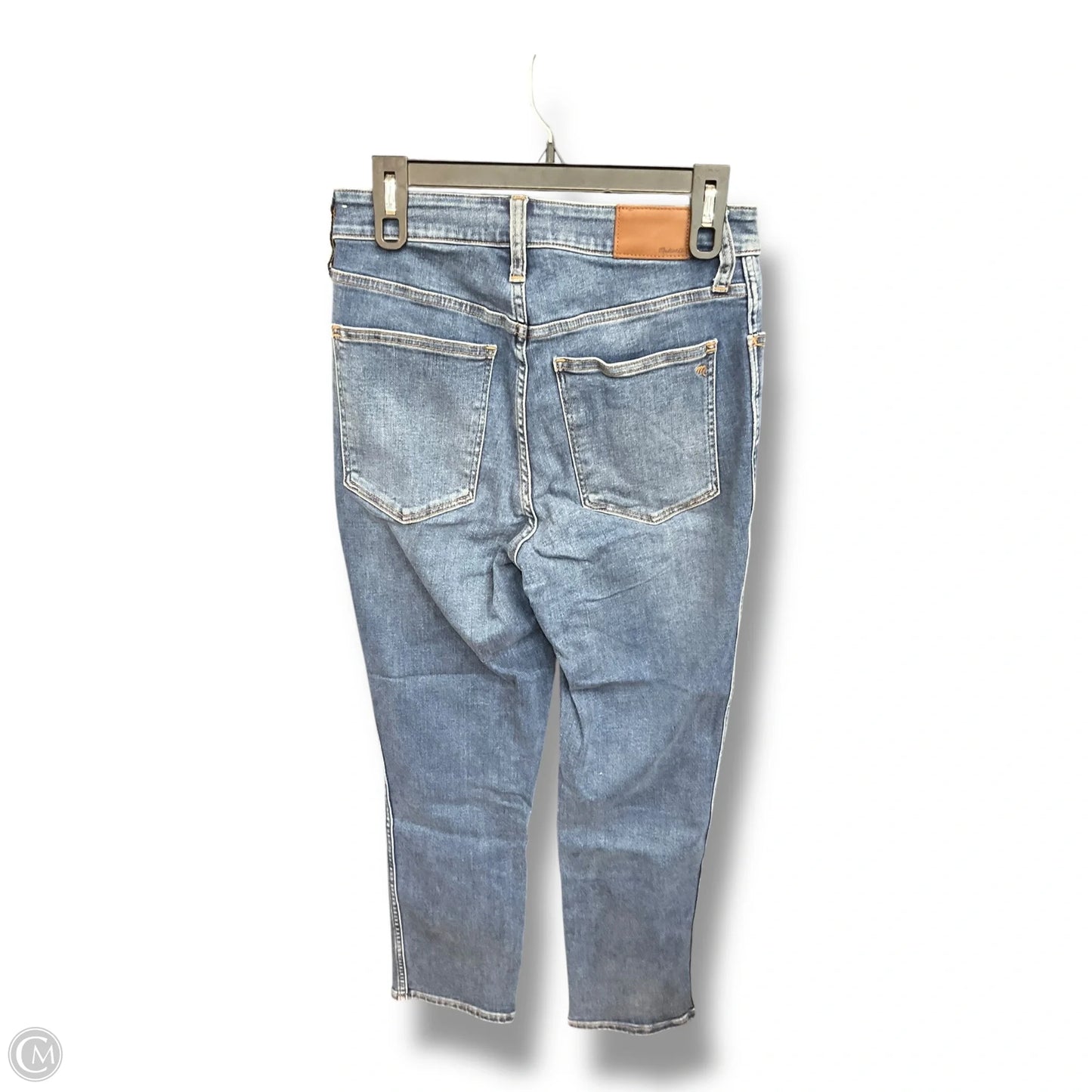 Jeans Straight By Madewell In Blue Denim, Size: 4