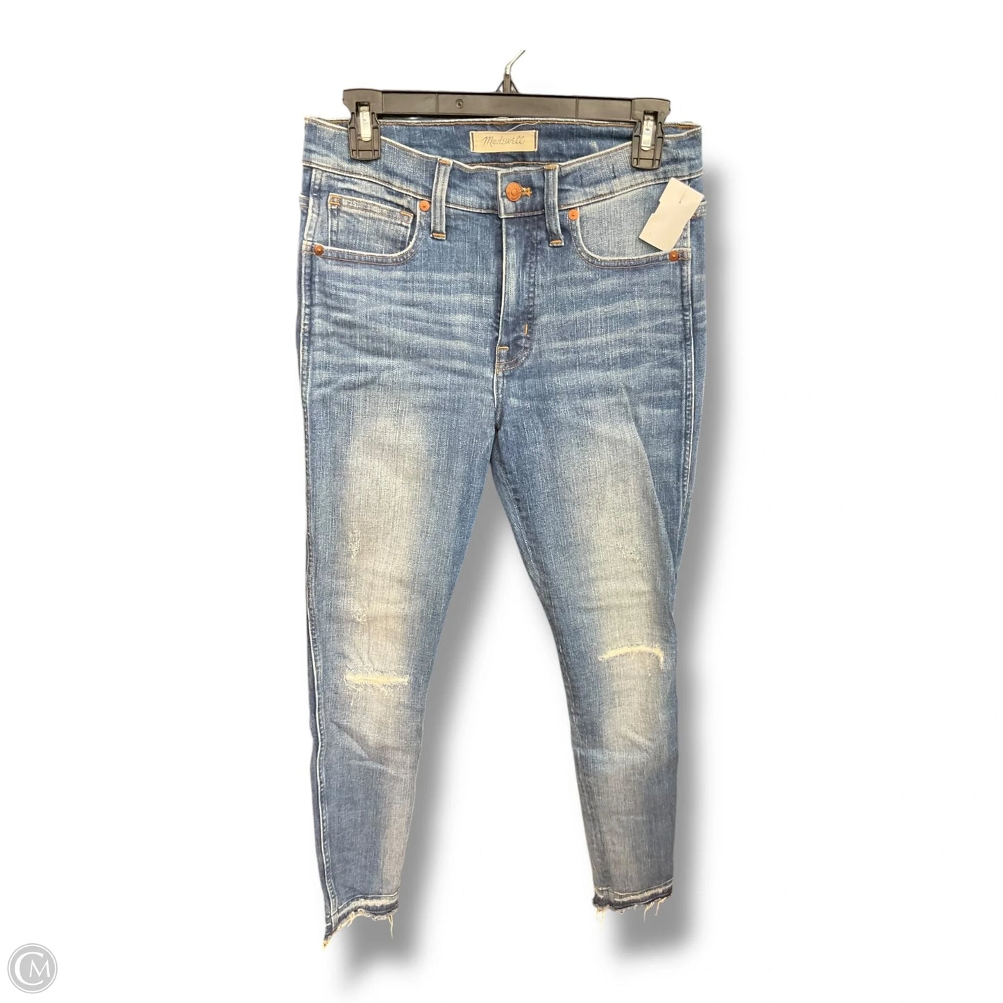 Jeans Skinny By Madewell In Blue Denim, Size: 4
