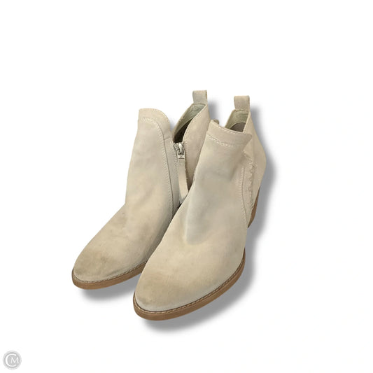 Boots Ankle Heels By Sam Edelman In Beige, Size: 8